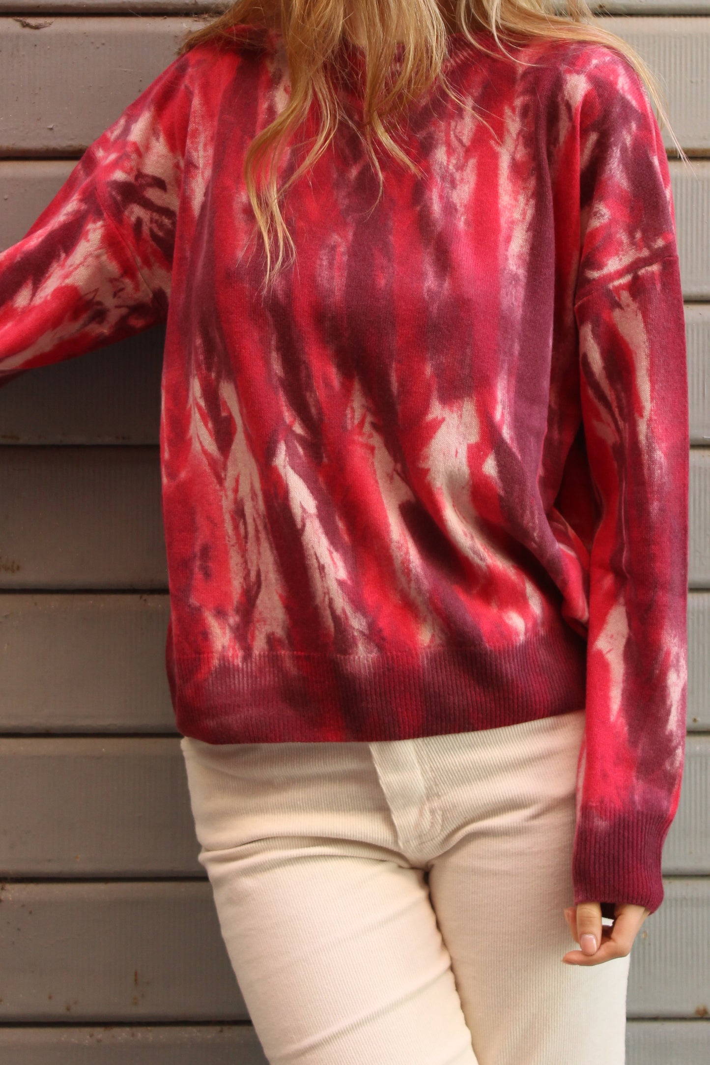 MAGLIONE UNISEX IN 100% CASHMERE RIGENERATO