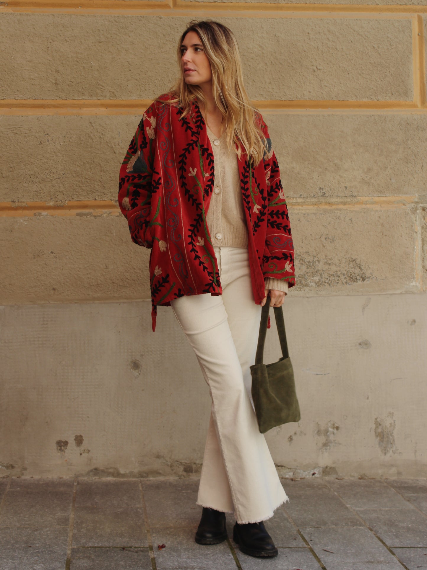 CARDIGAN IN 100% CASHMERE RIGENERATO BEIGE