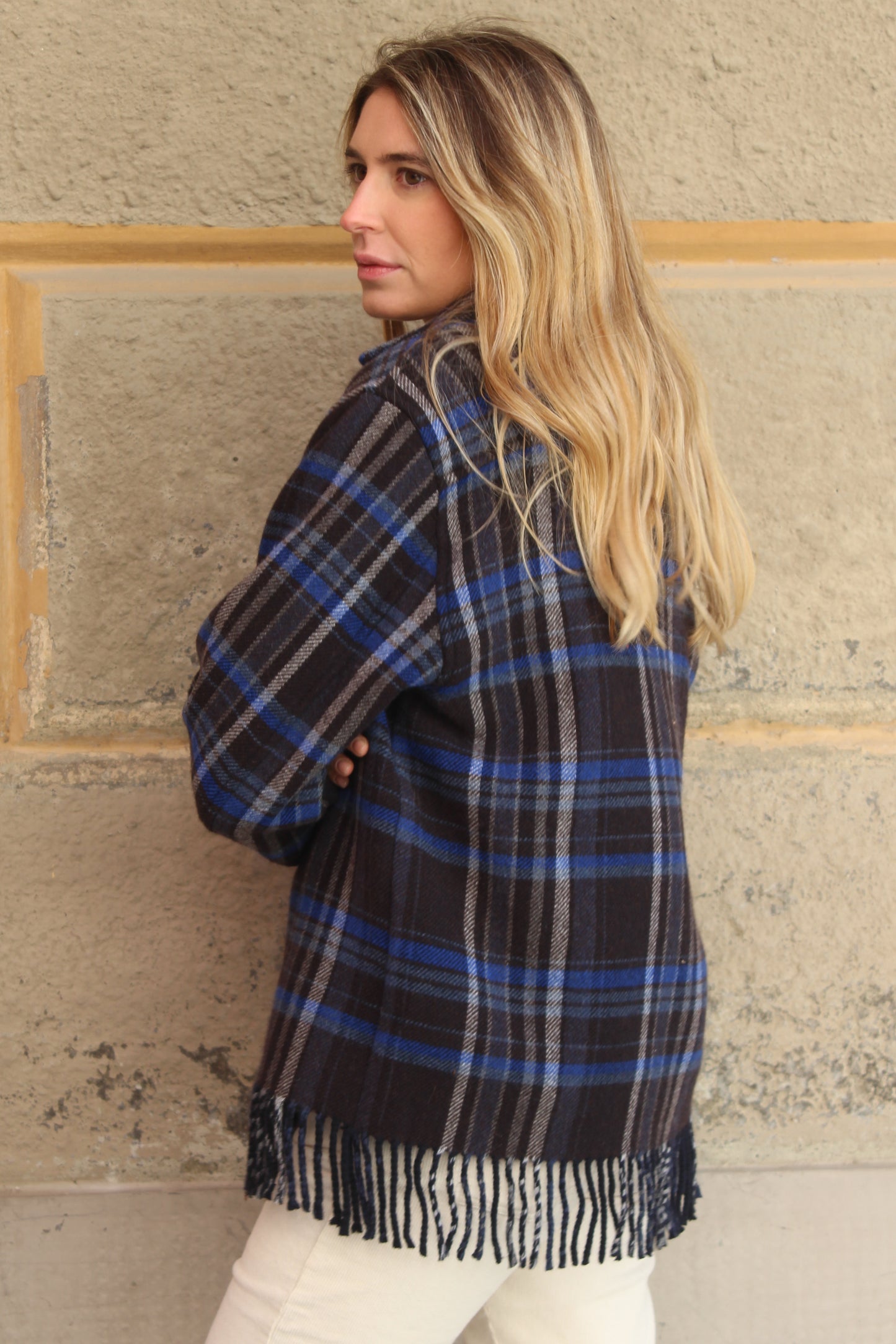 CAPPOTTO A CAMICIA IN LANA