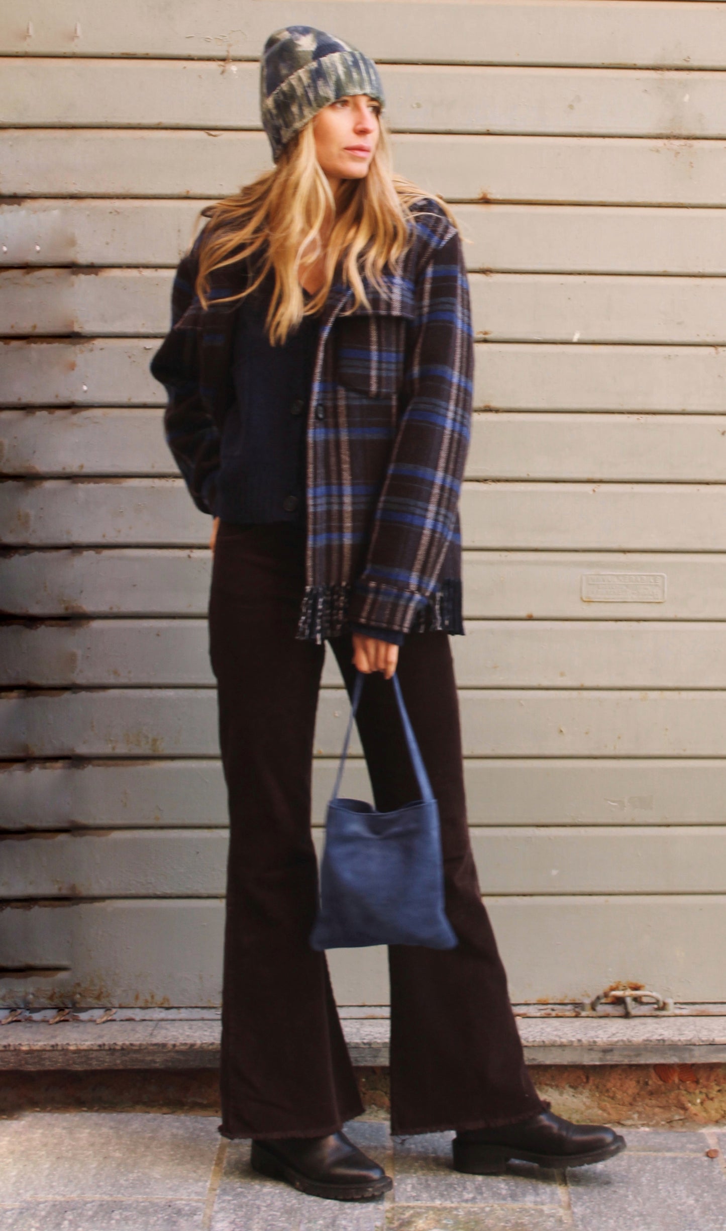 CUFFIA UNISEX IN 100% CASHMERE RIGENERATO