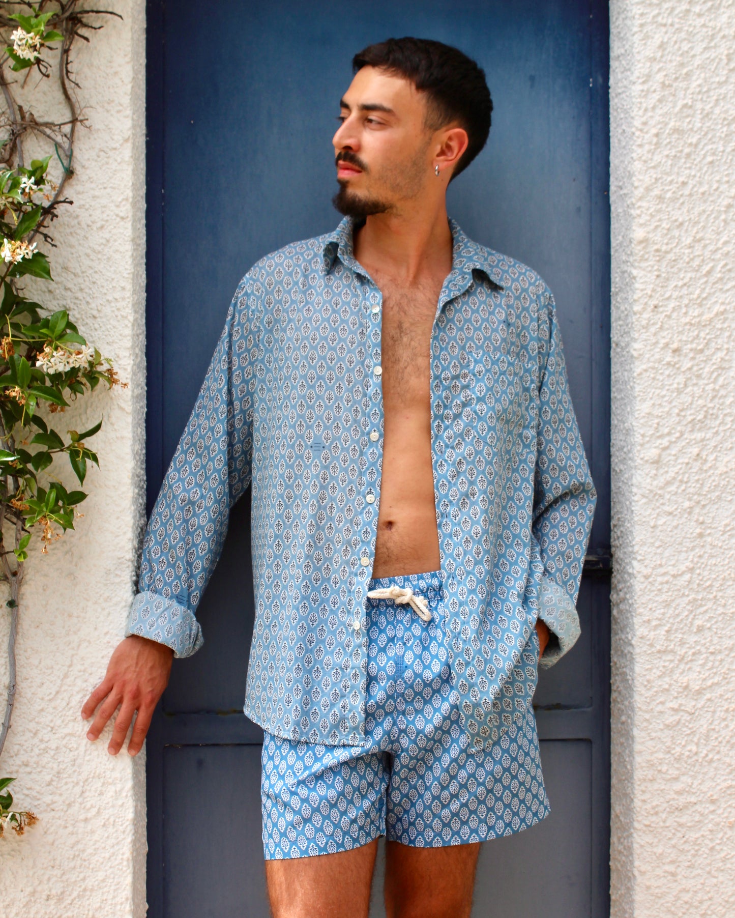 CAMICIA UNISEX BLU
