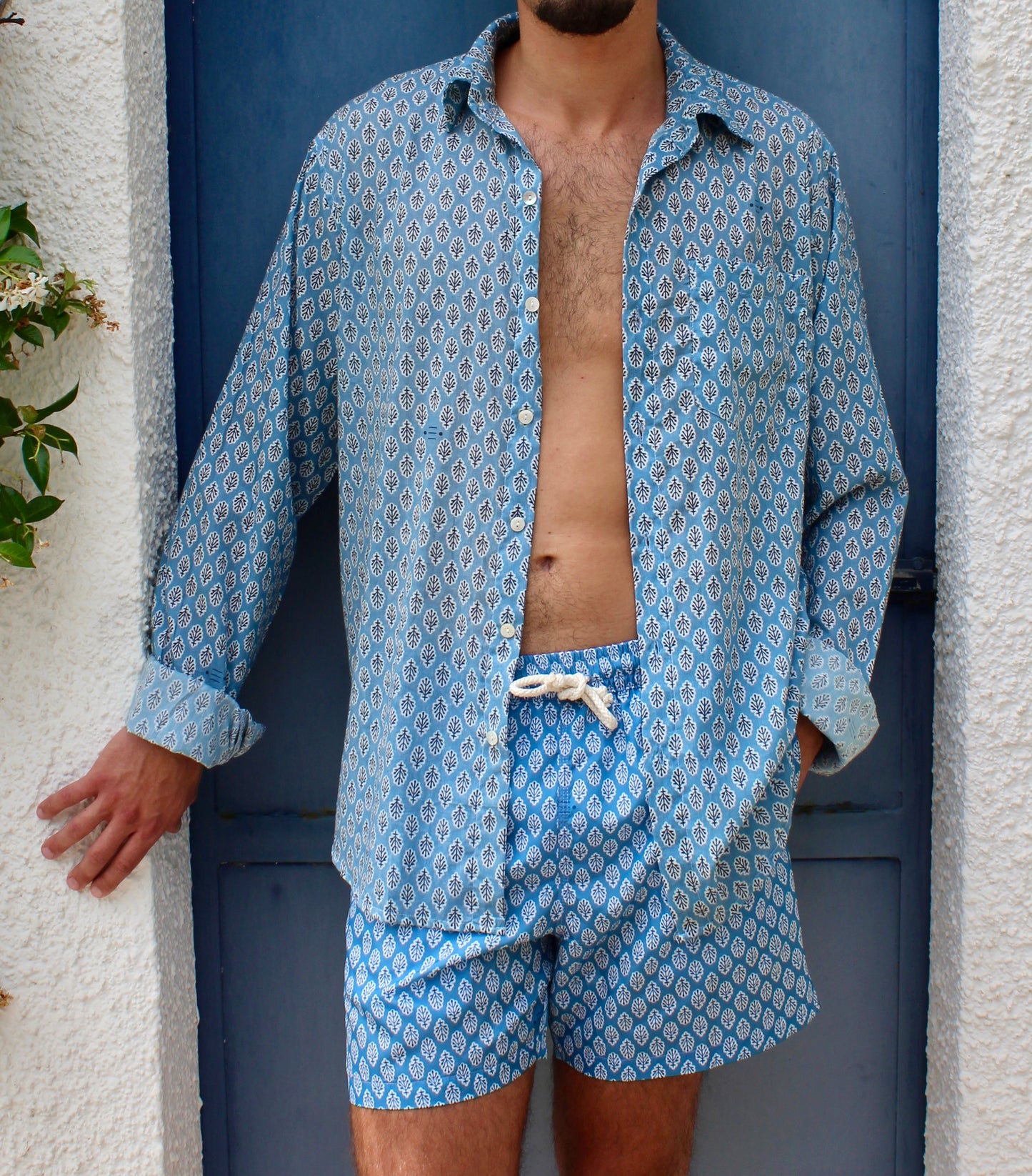 CAMICIA UNISEX BLU
