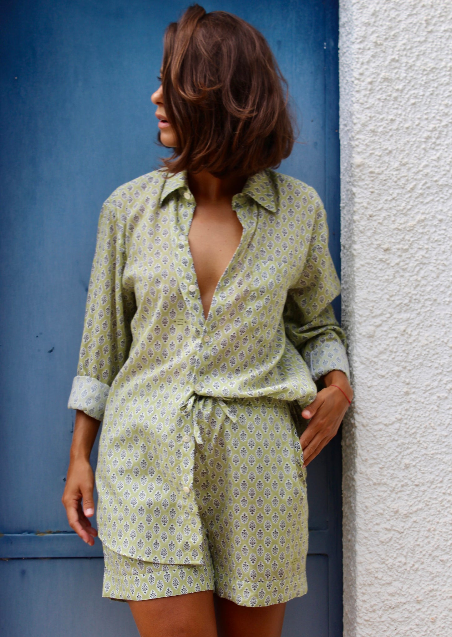 CAMICIA UNISEX VERDE