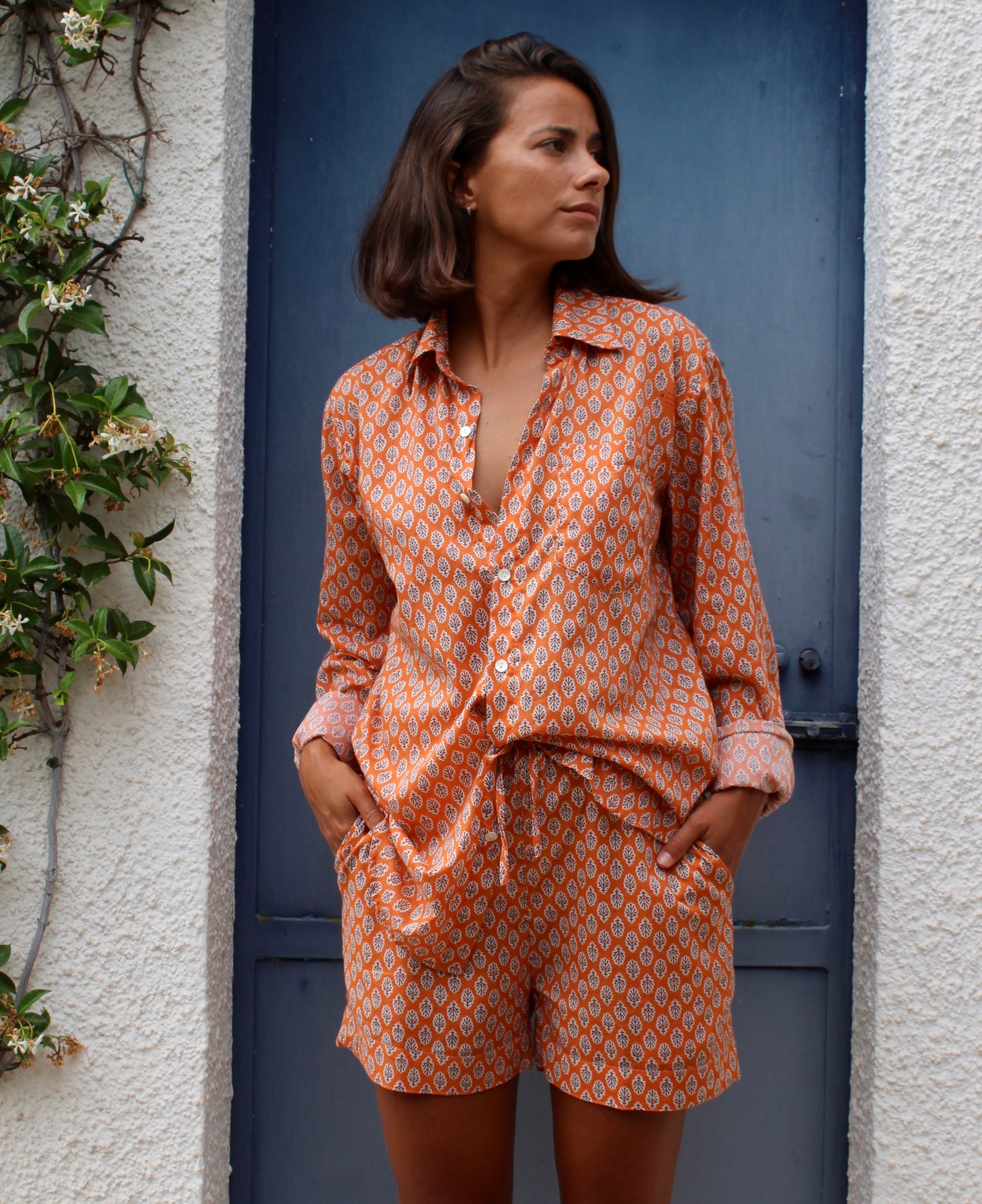 CAMICIA UNISEX ARANCIONE