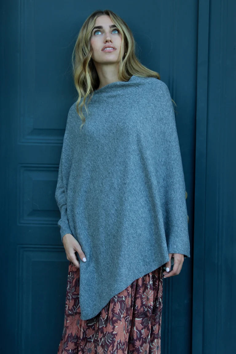 PONCHO GRIGIO