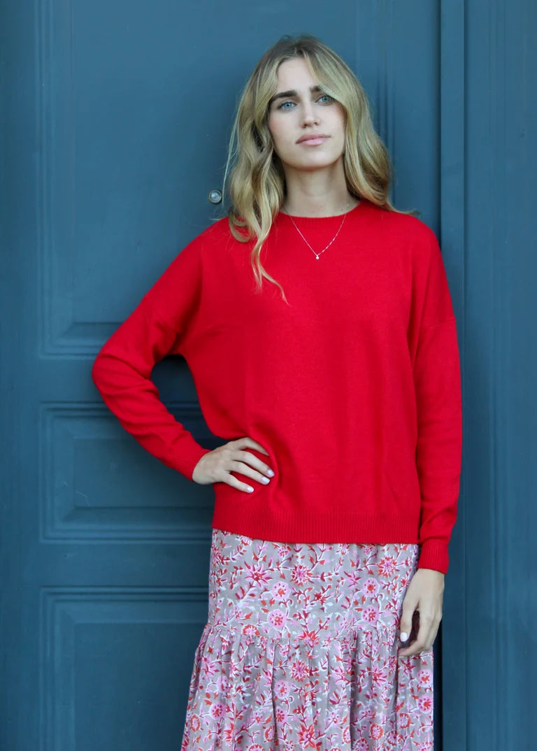 MAGLIONE ROSSO