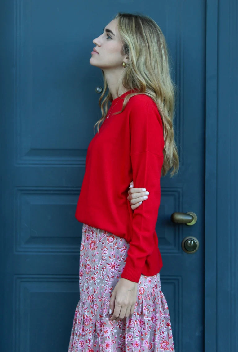 MAGLIONE ROSSO