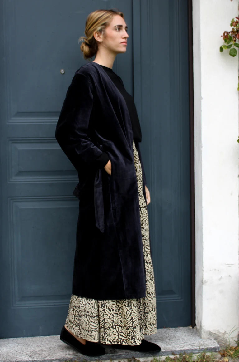 KIMONO LUNGO NERO