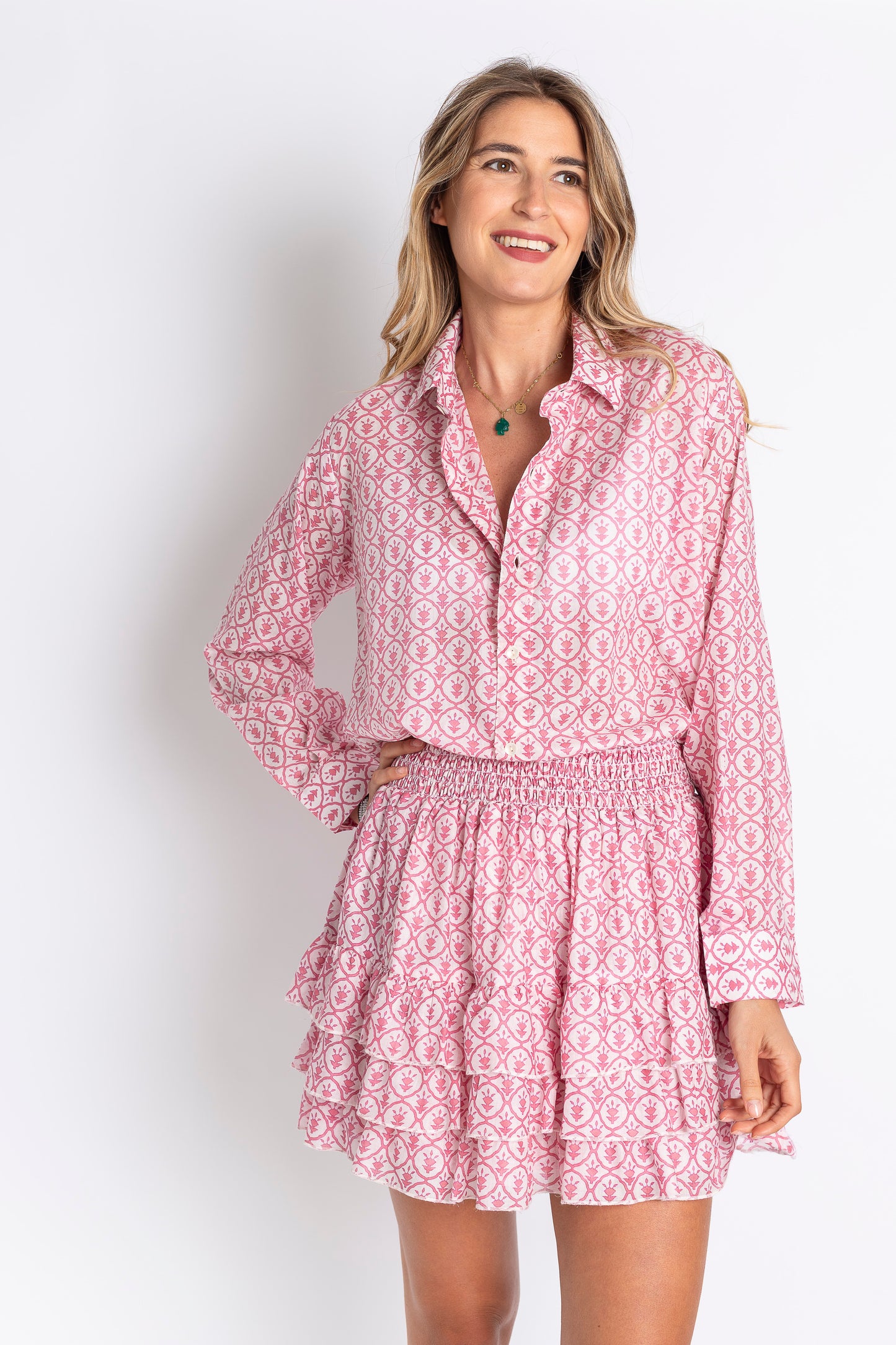 COMPLETO CAMICIA E GONNA CORTA 4