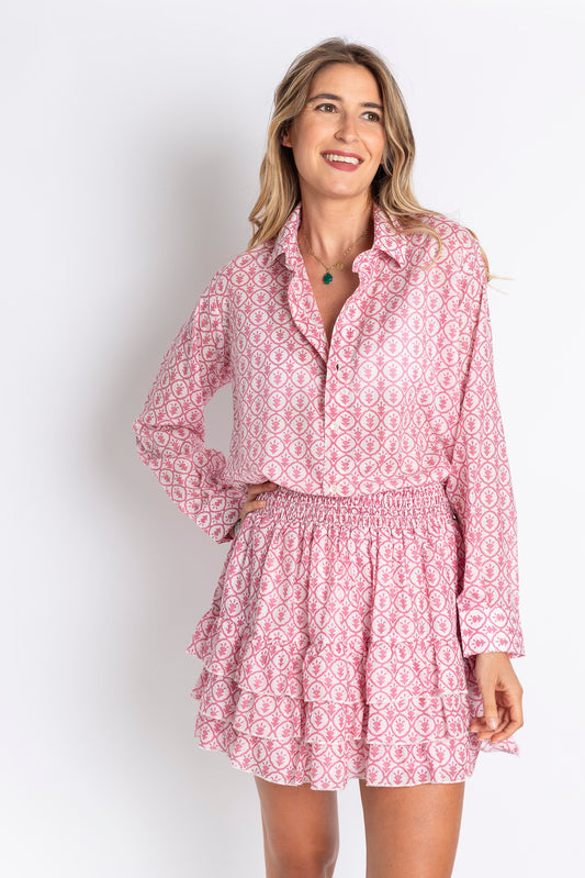 COMPLETO CAMICIA E GONNA CORTA 4