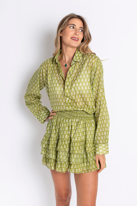 COMPLETO CAMICIA E GONNA CORTA 5