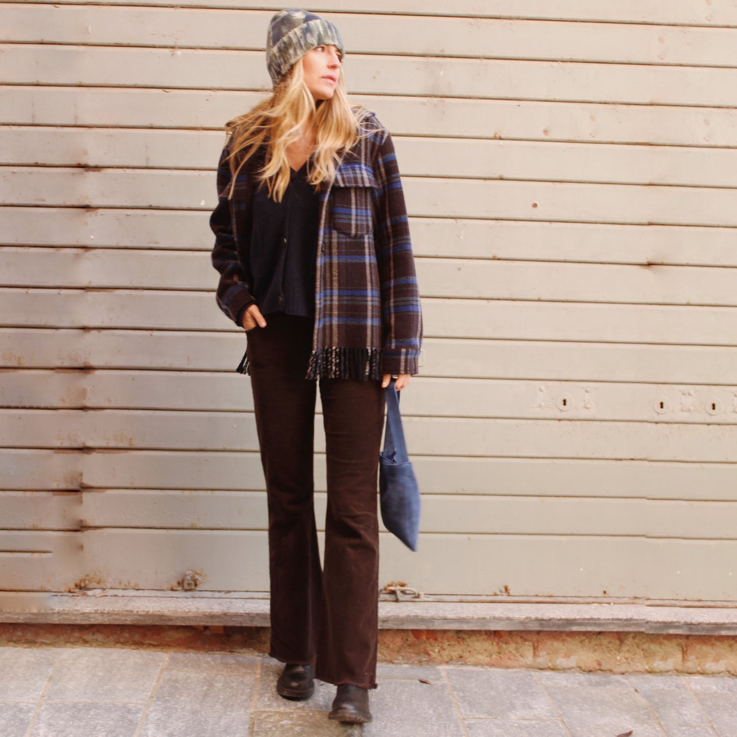 PANTALONE IN VELLUTO TESTA DI MORO