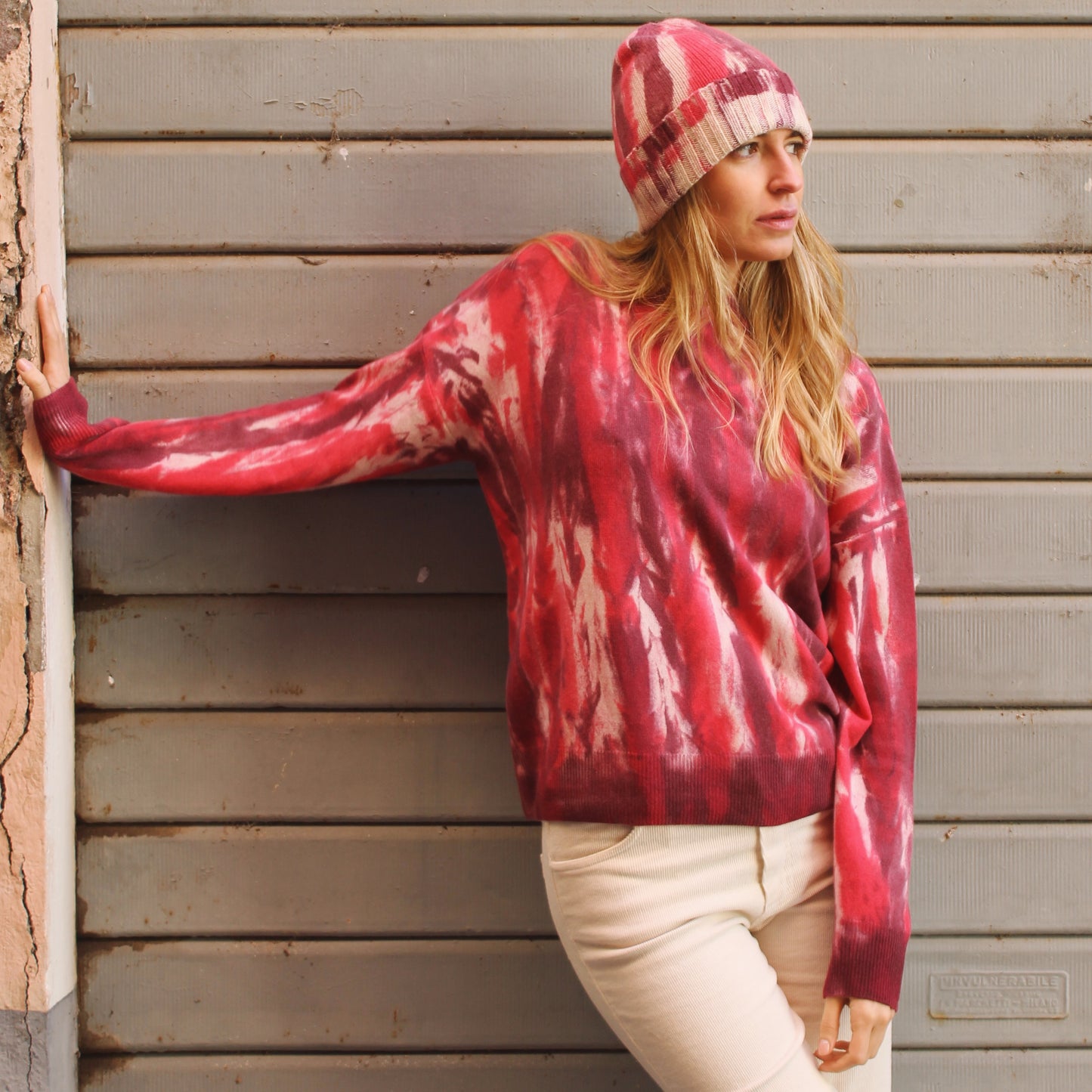 MAGLIONE UNISEX IN 100% CASHMERE RIGENERATO