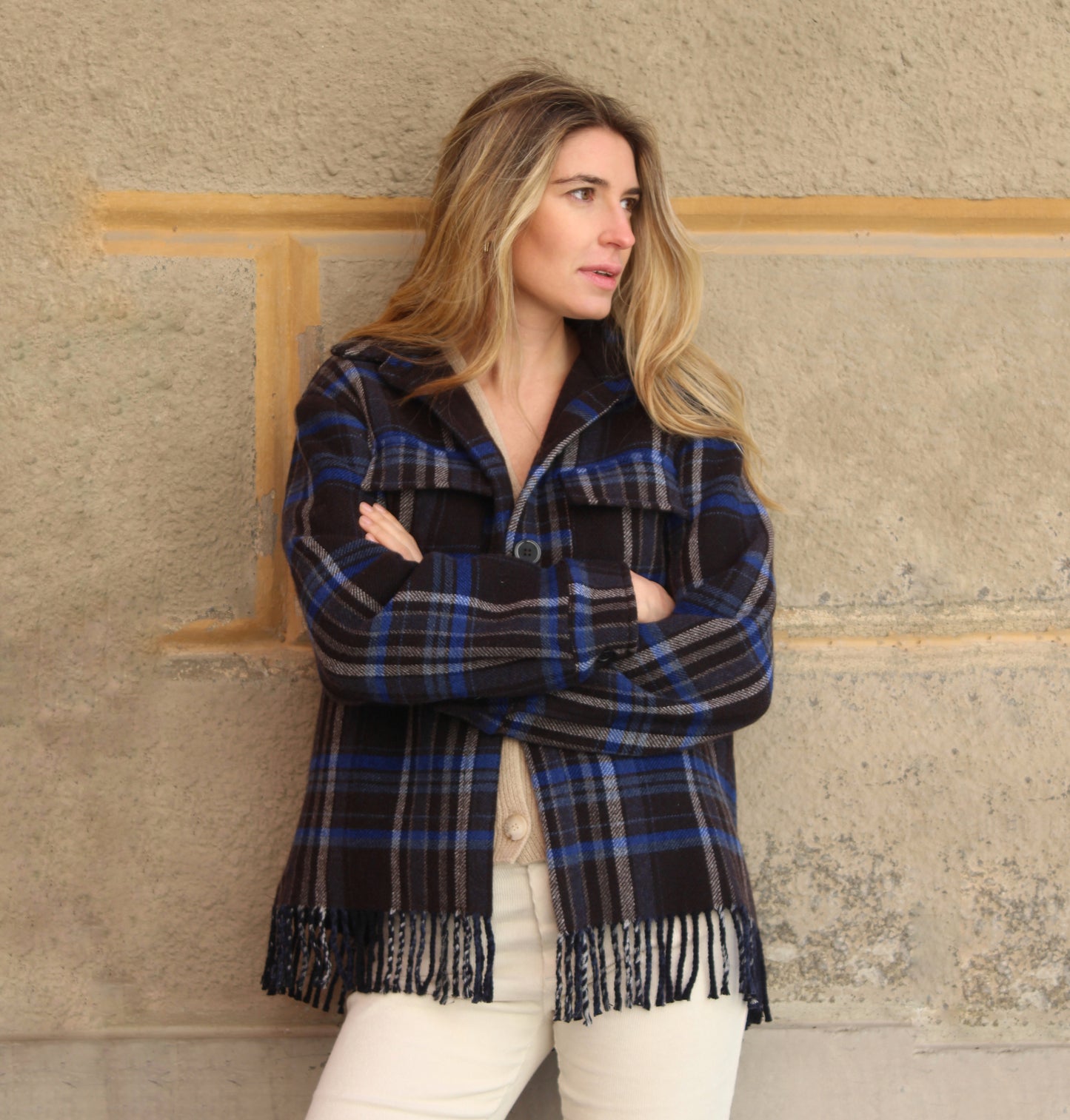 CAPPOTTO A CAMICIA IN LANA