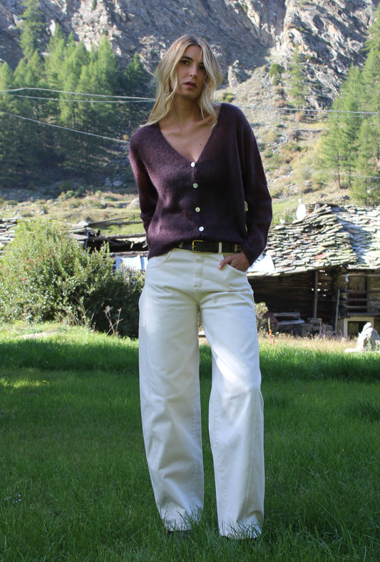 PANTALONE BALOON CREMA