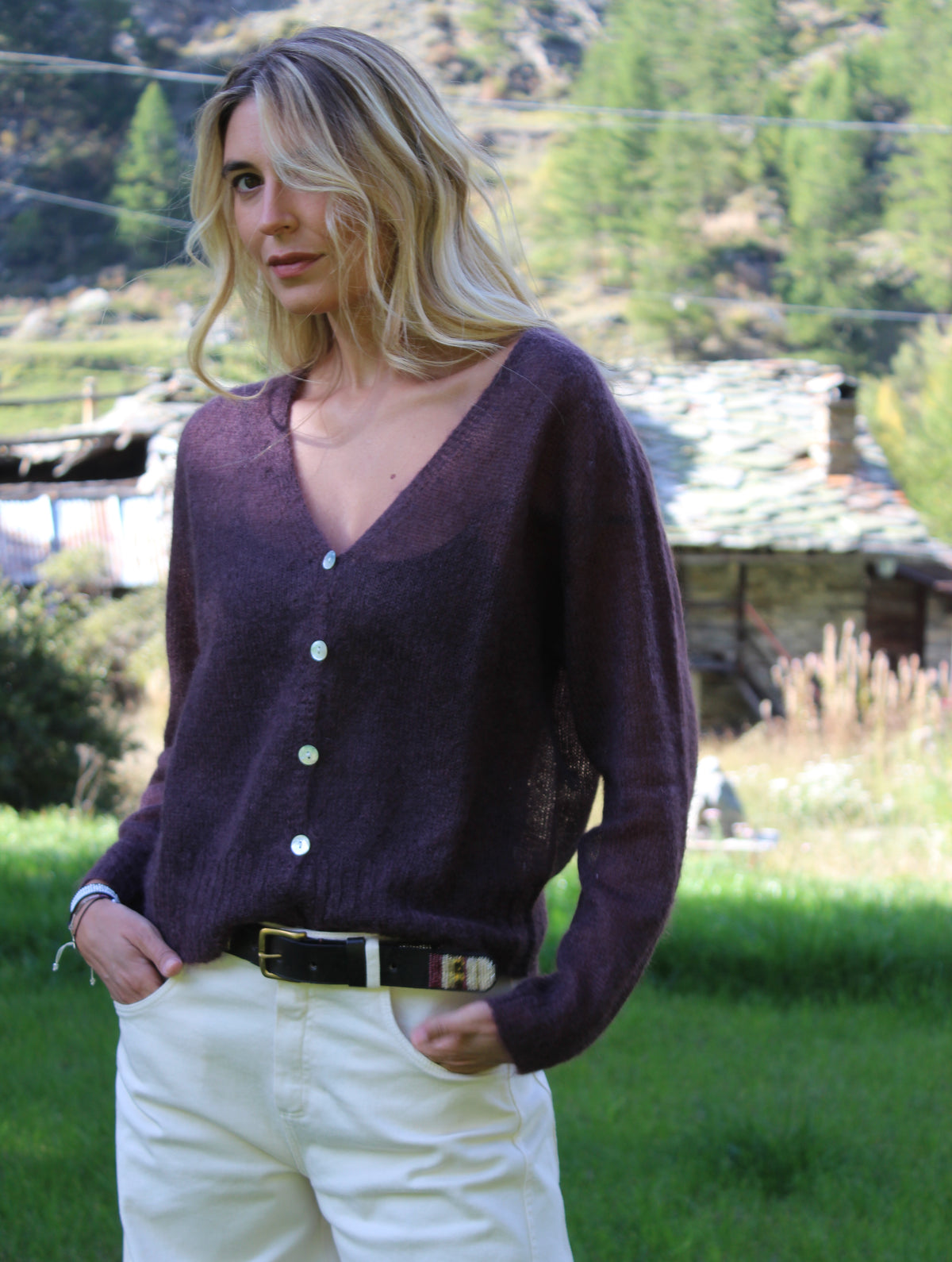 CARDIGAN CIOCCOLATO