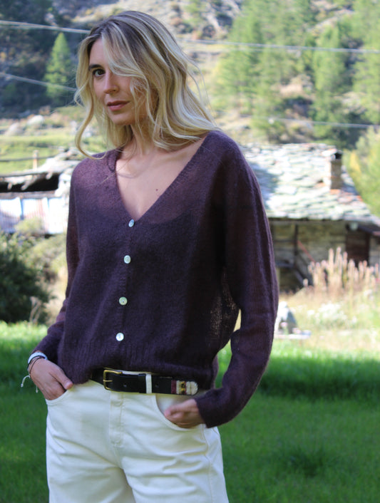 CARDIGAN CIOCCOLATO