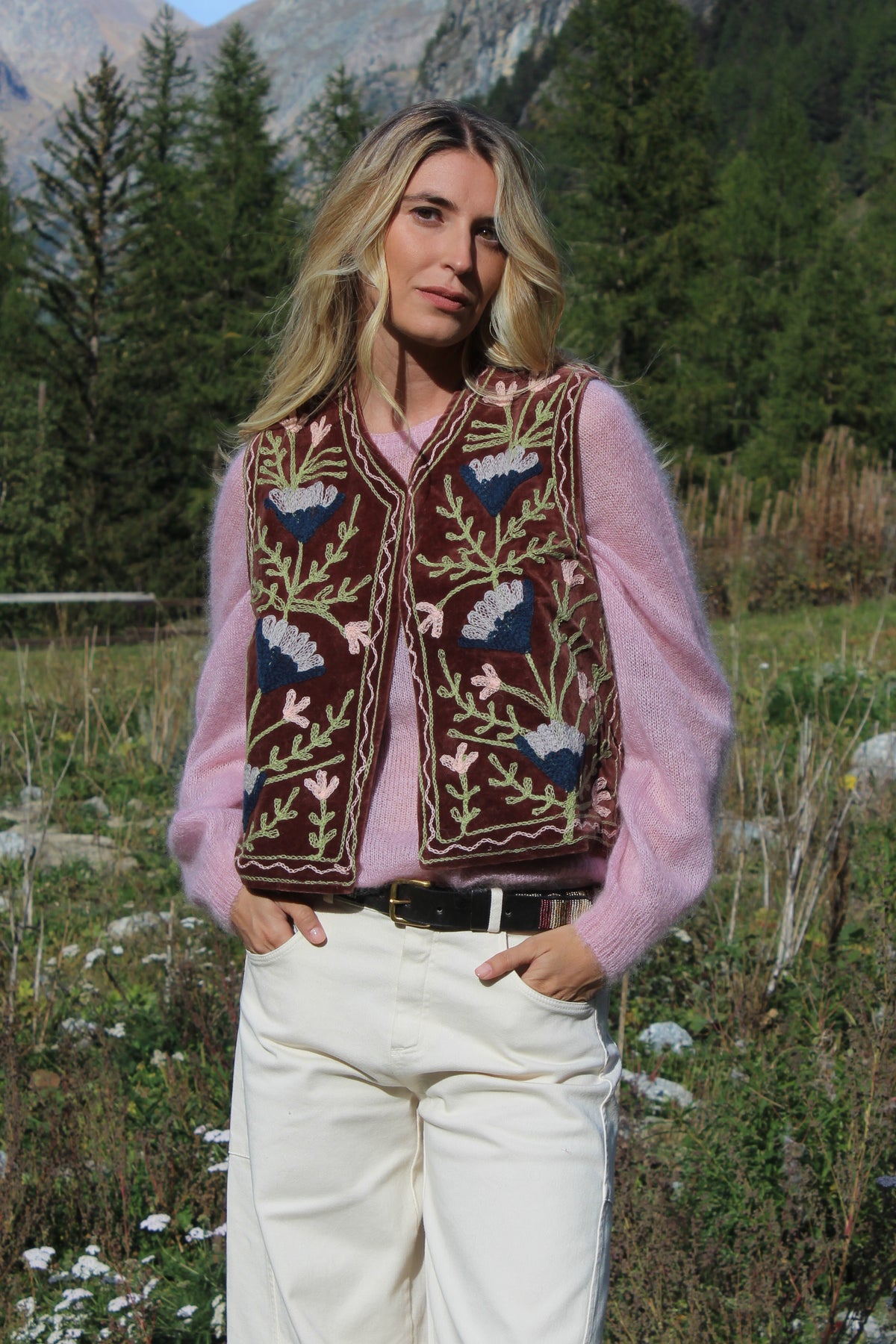 MAGLIONE GIROCOLLO ROSA