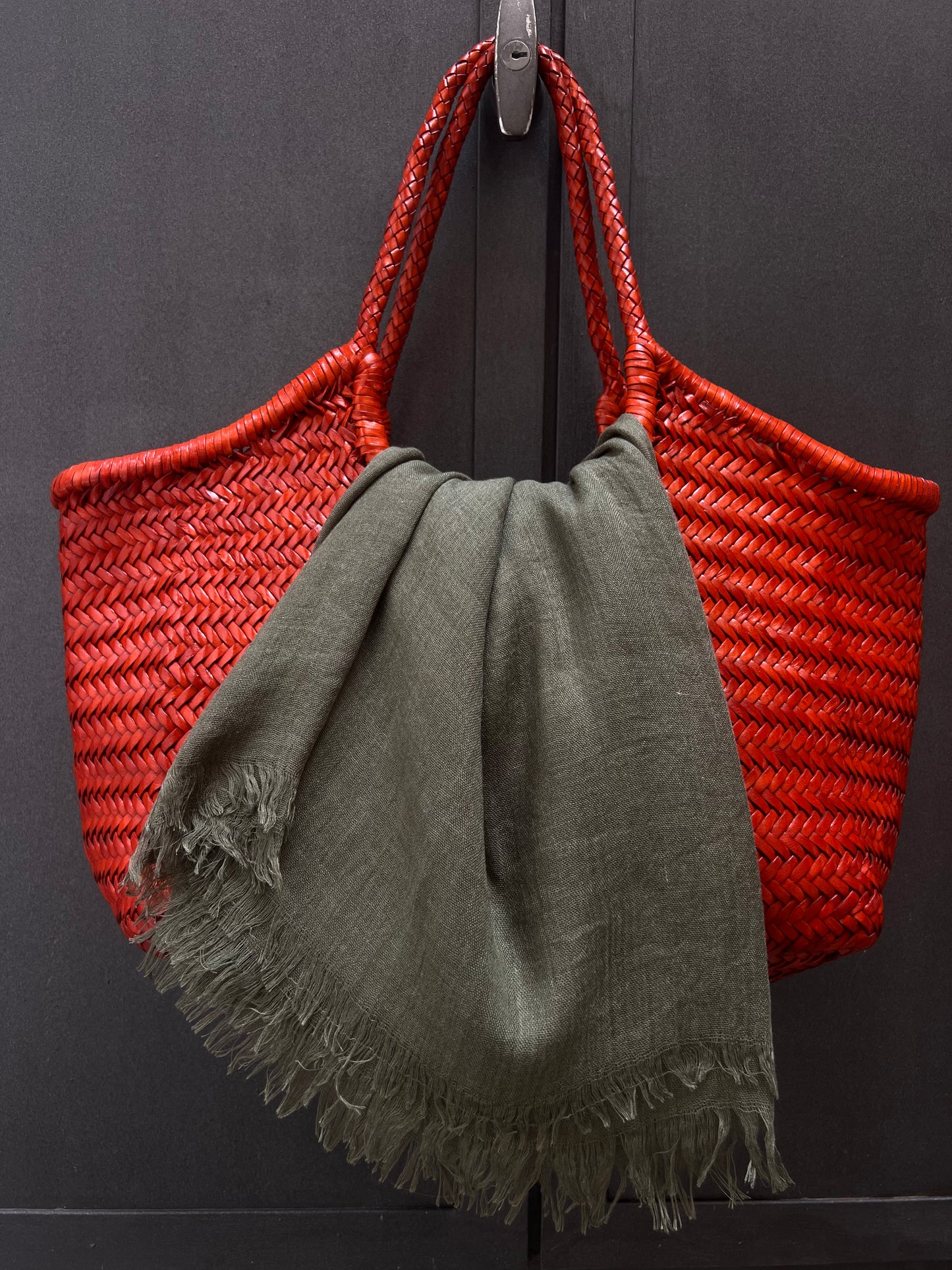 PASHMINA VERDE OLIVA