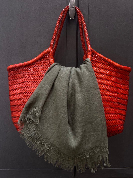 PASHMINA VERDE OLIVA