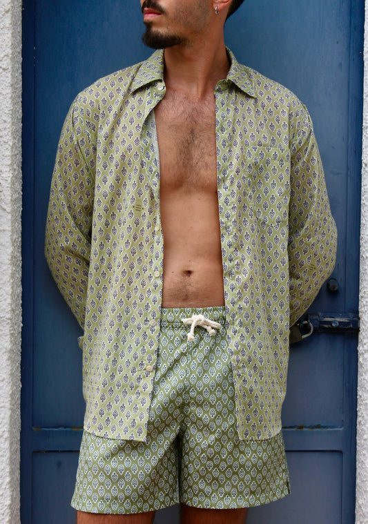 CAMICIA UNISEX VERDE