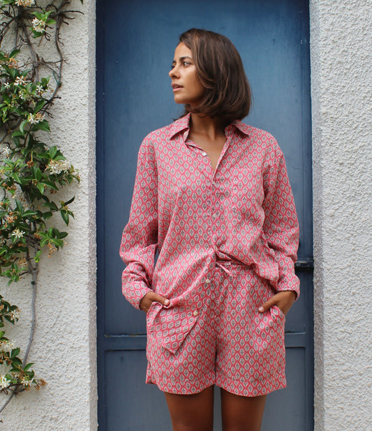 CAMICIA UNISEX ROSA