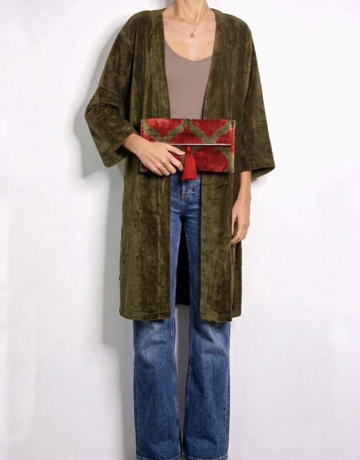 KIMONO CORTO VERDE