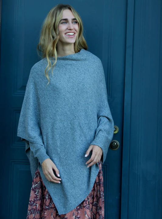 PONCHO GRIGIO