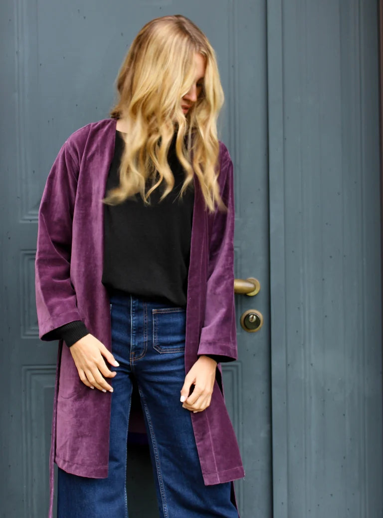 KIMONO CORTO VIOLA