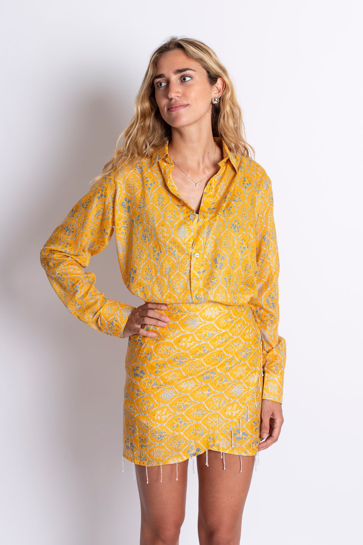 COMPLETO CAMICIA E PAREO CON PERLINE 16